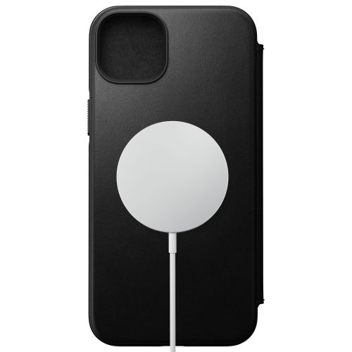 Nomad Modern Leather Folio w/MagSafe iPhone 14 Plus - Black