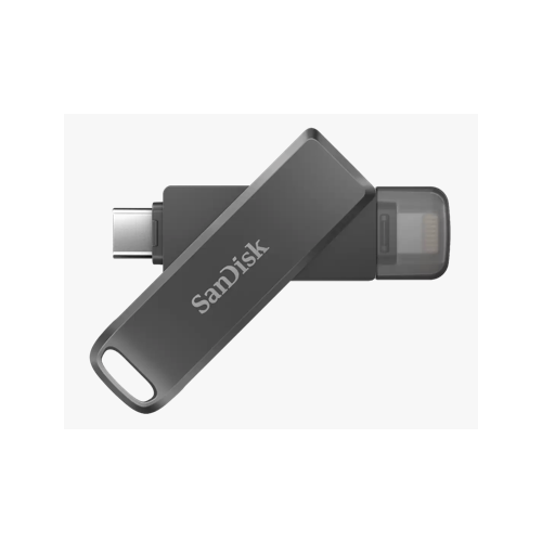 SanDisk iXpand Luxe 64GB USB-C/Lightning Flash muisti