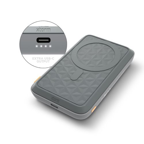 Xtorm Fuel Series 4 Magnetic Wireless PowerBank 10000mAh/18W PD USB-C Grey