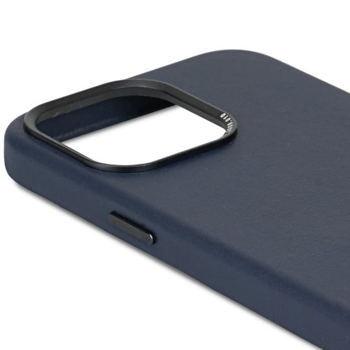 DECODED Leather Backcover w/MagSafe for iPhone 15 Plus - True Navy