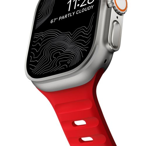 Nomad Watch 44/45/49mm Sport Band Red