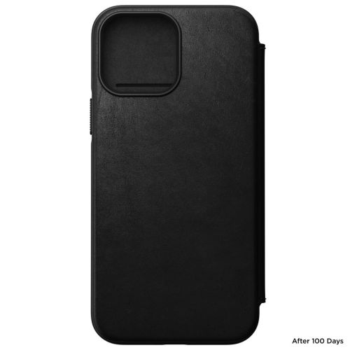 Nomad Modern Leather Folio w/MagSafe iPhone 15 Pro Max - Black