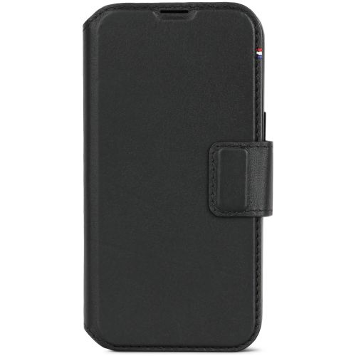 DECODED Leather Detachable Wallet Case w/MagSafe  for iPhone 15 Plus - Black