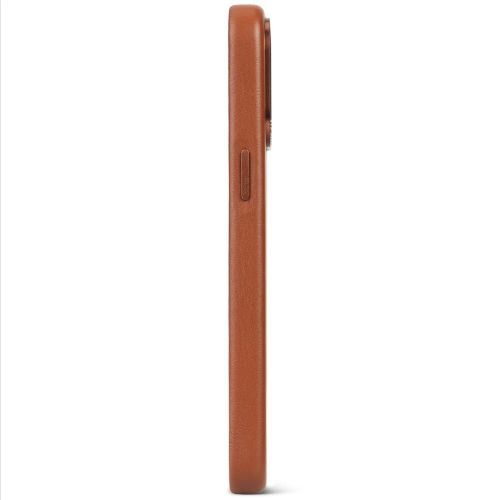DECODED Leather Backcover w/MagSafe for iPhone 15 Plus - Tan