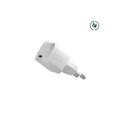 Native Union USB-C 30W PD Fast GaN Charger White
