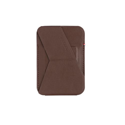 Decoded MagSafe Card Sleeve - Chocolate Brown