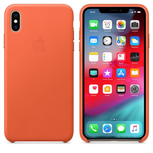 Apple iPhone XS Max Leather Case Sunset