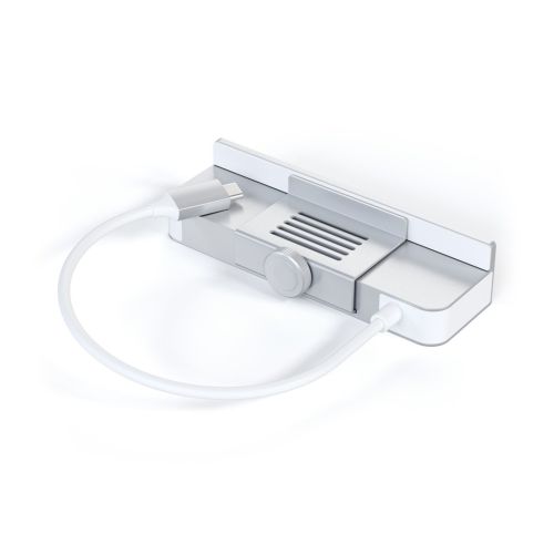 Satechi Aluminum 3-Port USB3/ Micro/SD Clamp Hub for iMac 24