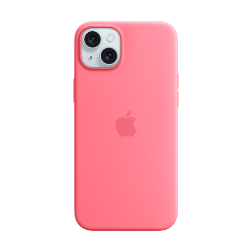 Apple iPhone 15 Silicone Case w/MagSafe - Pink