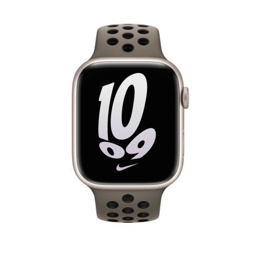 Apple Watch 45mm Nike SportBand Olive Grey/Black