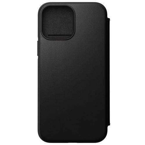 Nomad Modern Leather Folio w/MagSafe iPhone 15 Plus - Black
