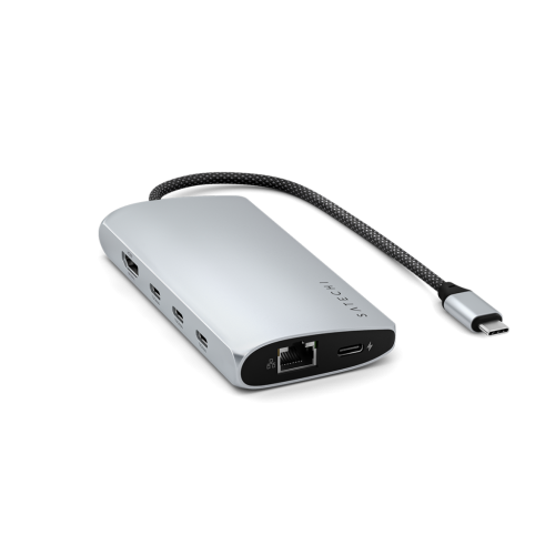 Satechi USB-C Aluminum MultiPort 8K HDMI Adapter Silver