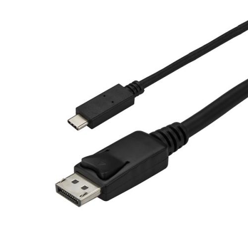 StarTech USB-C to 4K 60Hz DisplayPort Locking Cable 1.8m Black
