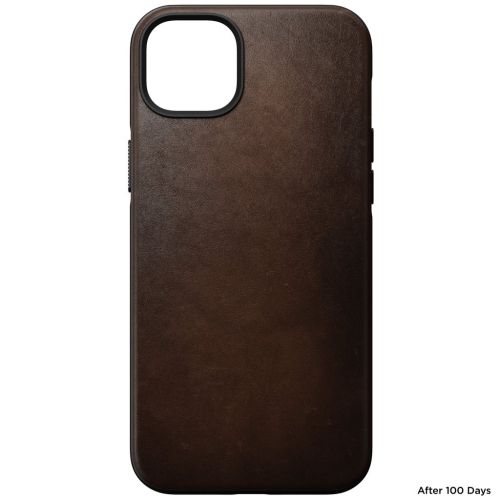 Nomad Modern Leather Case w/MagSafe iPhone 15 Plus - Brown
