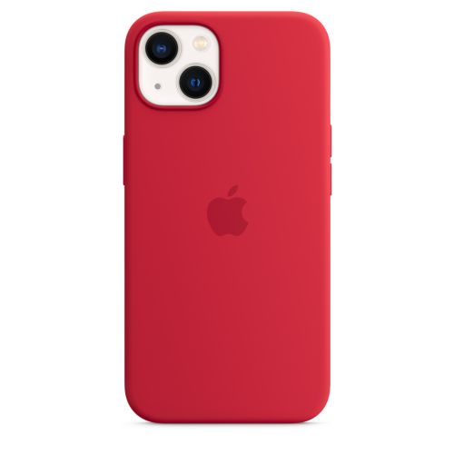 Apple iPhone 13 Silicone Case w/MagSafe (PRODUCT) RED