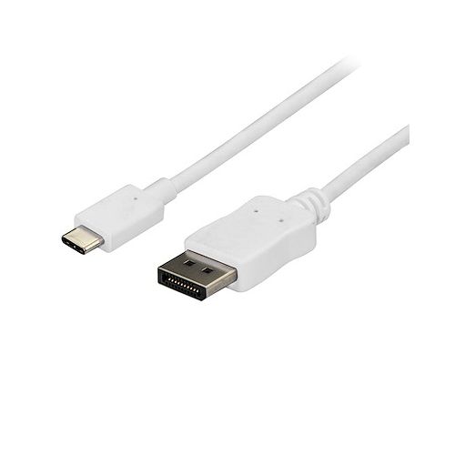 StarTech USB-C to 4K 60Hz DisplayPort Locking Cable 1.8m White