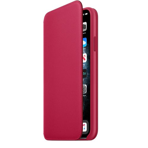 Apple iPhone 11 Pro Max Leather Folio Raspberry