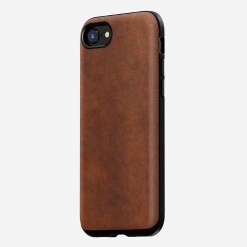 Nomad Rugged Leather Case iPhone 7/8/SE 2020 Rustic Brown