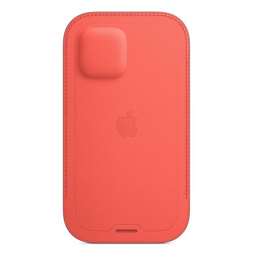 Apple iPhone 12 mini Leather Sleeve w/MagSafe Pink Citrus