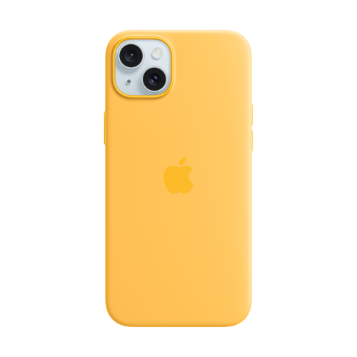 Apple iPhone 15 Plus Silicone Case w/MagSafe - Sunshine