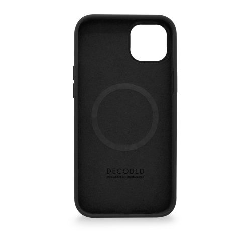 DECODED Silicone Backcover w/MagSafe for iPhone 14 Plus - Charcoal