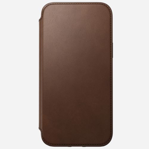 Nomad Modern Leather Folio w/MagSafe/DBC iPhone 13 Pro Max - Rustic Brown