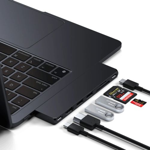 Satechi USB-C PRO Hub Slim MacBook Air M2/M3 Midnight