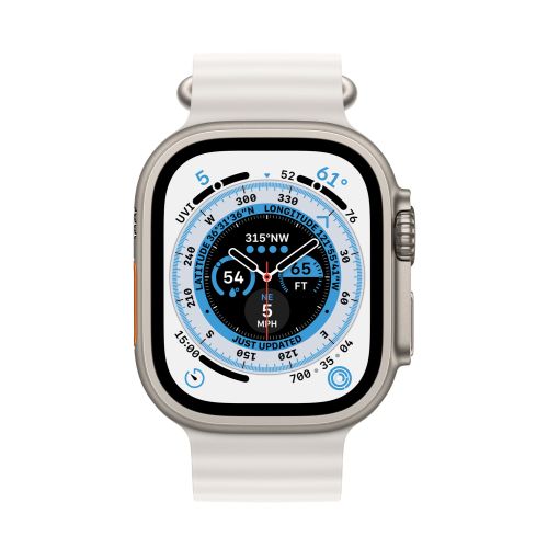 Apple Watch 49mm Ocean Band White