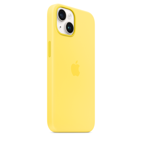 Apple iPhone 14 Silicone Case w/MagSafe Canary Yellow