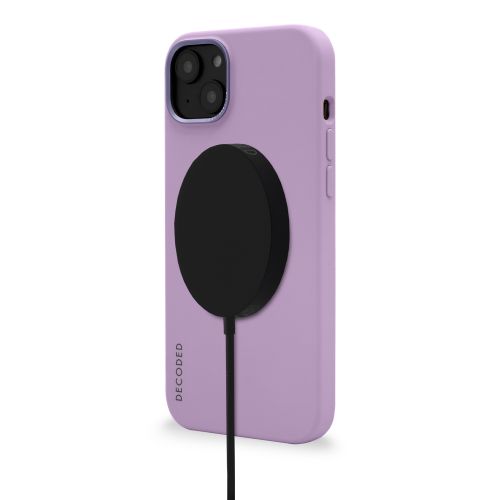 DECODED Silicone Backcover w/MagSafe for iPhone 14 Plus - Lavender