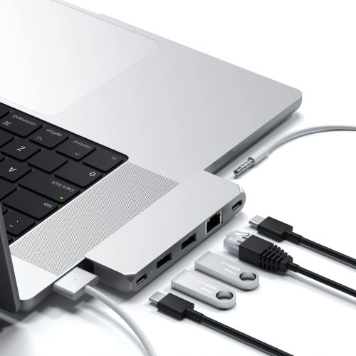 Satechi USB-C PRO Hub Mini MacBook Pro M1/M2/M3 Silver