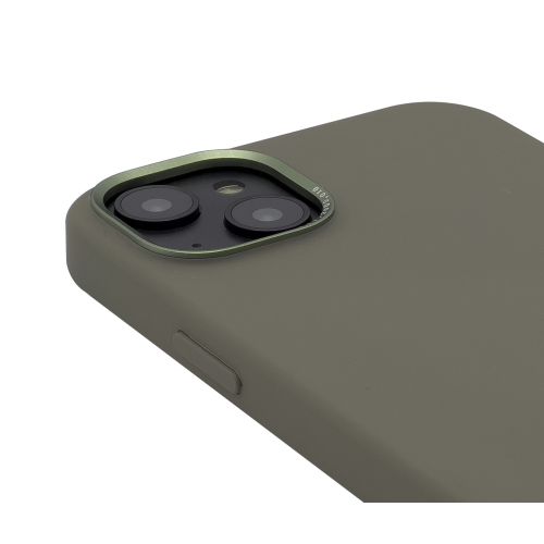 DECODED Silicone Backcover w/MagSafe for iPhone 14 Plus - Olive