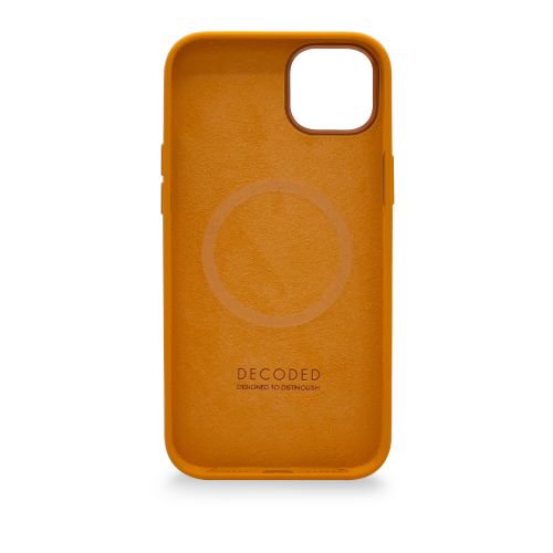 DECODED Silicone Backcover w/MagSafe for iPhone 14 Plus - Apricot
